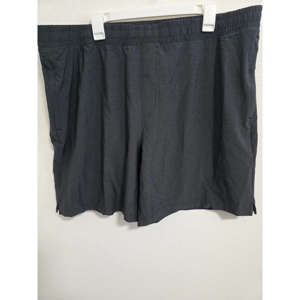 All in Motion Mens XXL Athletic Shorts Gray Heathered Unlined 8 Inseam NWT